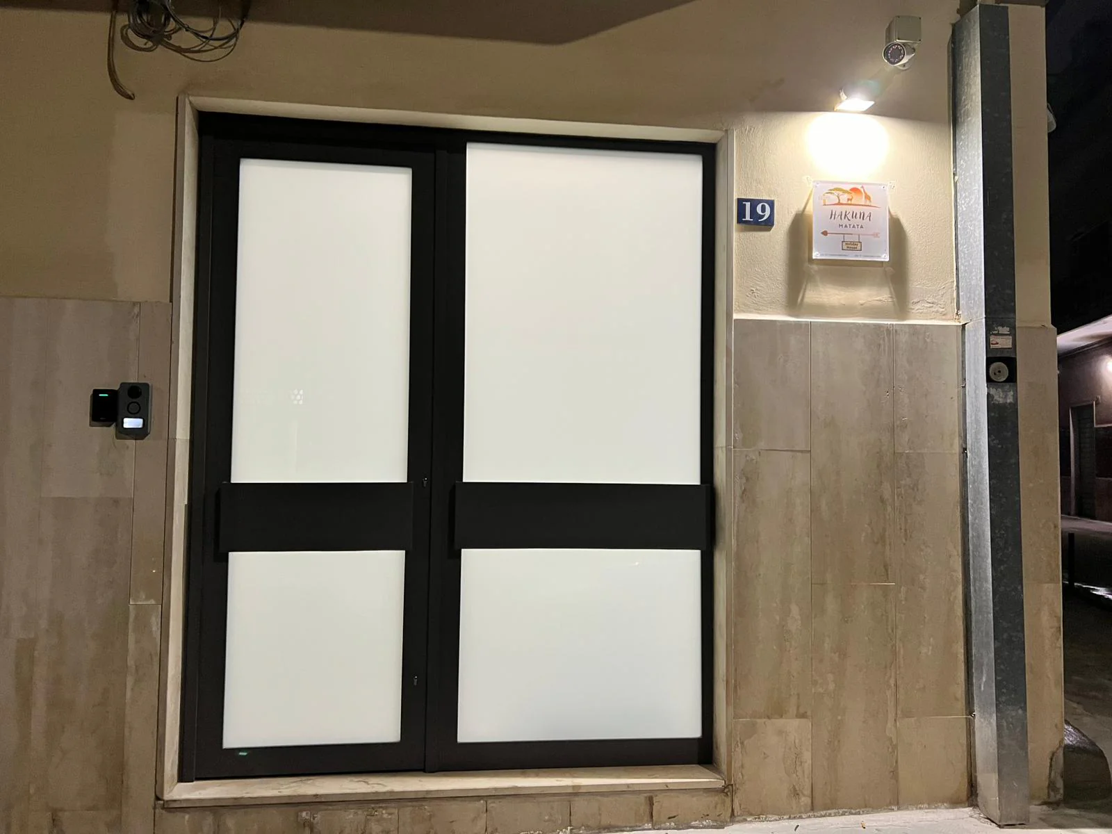 Ingresso esterno della casa
